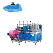 Anti-skid sonic welded seams seamless sole non woven shoe cover  machine